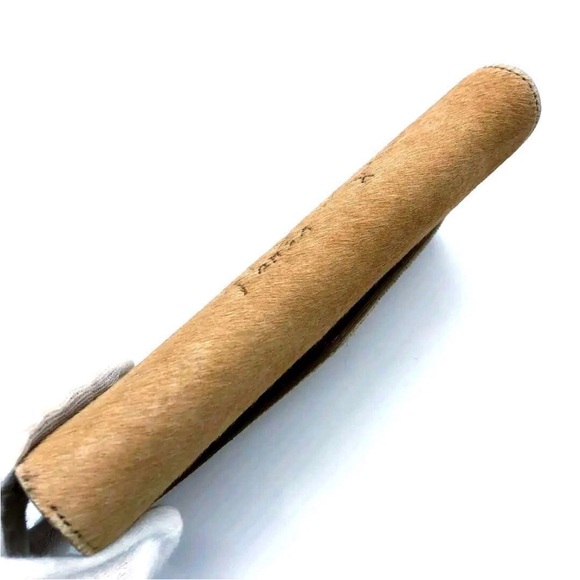 Yves Saint Laurent Brown Leather Clutch - Picture 8 of 13